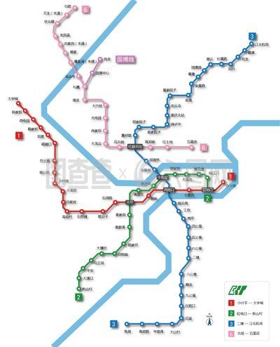 重慶地鐵矢量線路